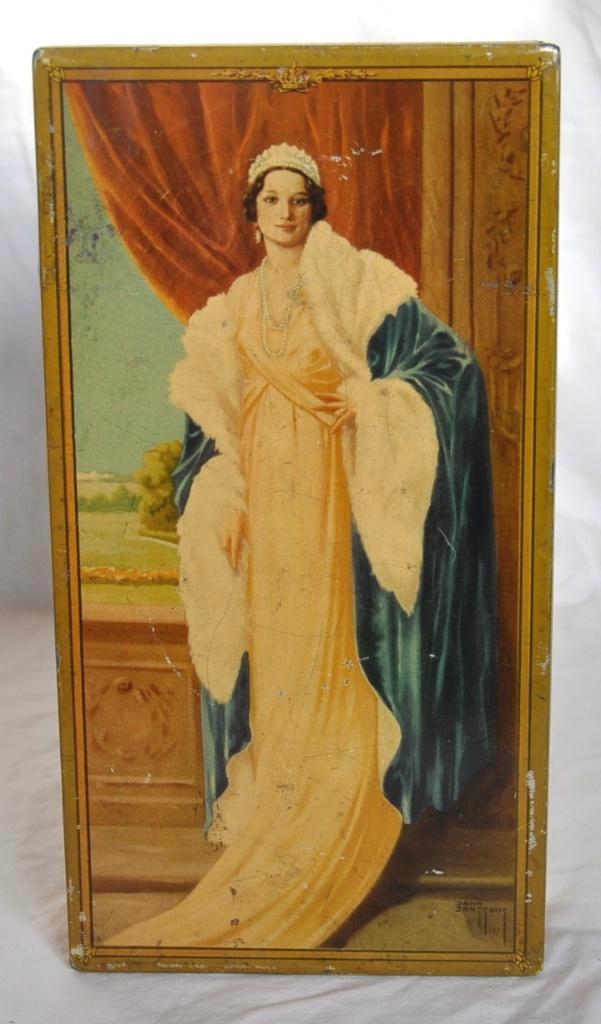 boite en fer reine astrid, Verzamelen, Blikken, Gebruikt, Overige, Ophalen of Verzenden