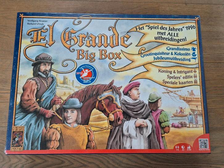 El grande big box bordspel, Hobby en Vrije tijd, Gezelschapsspellen | Bordspellen, Nieuw, Vijf spelers of meer, Ophalen of Verzenden