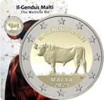 2x 2 euros Malte 2025 Ox + Mdina, Enlèvement ou Envoi, Malte, 2 euros, Monnaie en vrac