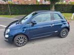 FIAT 500c star, Auto's, Voorwielaandrijving, 4 zetels, Blauw, Leder en Stof