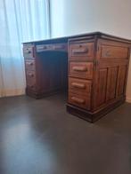 Massief houten bureau, Antiek en Kunst, Ophalen