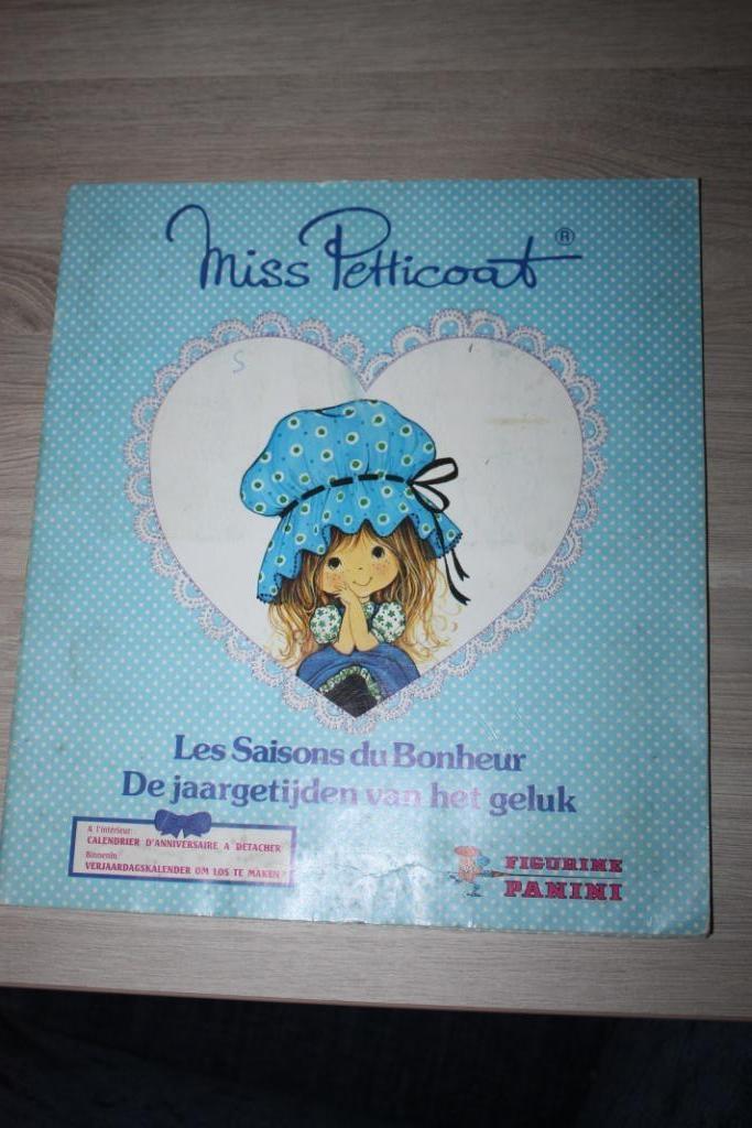 Panini stickerboek , Miss Petticoat , zonder kalender , 1989, Verzamelen, Stickers, Gebruikt, Overige typen, Ophalen of Verzenden