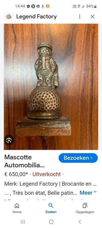 dunlope bronze beeldje beschikbaar voor biedingen