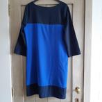 Jurk blauw/zwarr, Maat 38/40 (M), Blauw, Ophalen of Verzenden, Flair collection