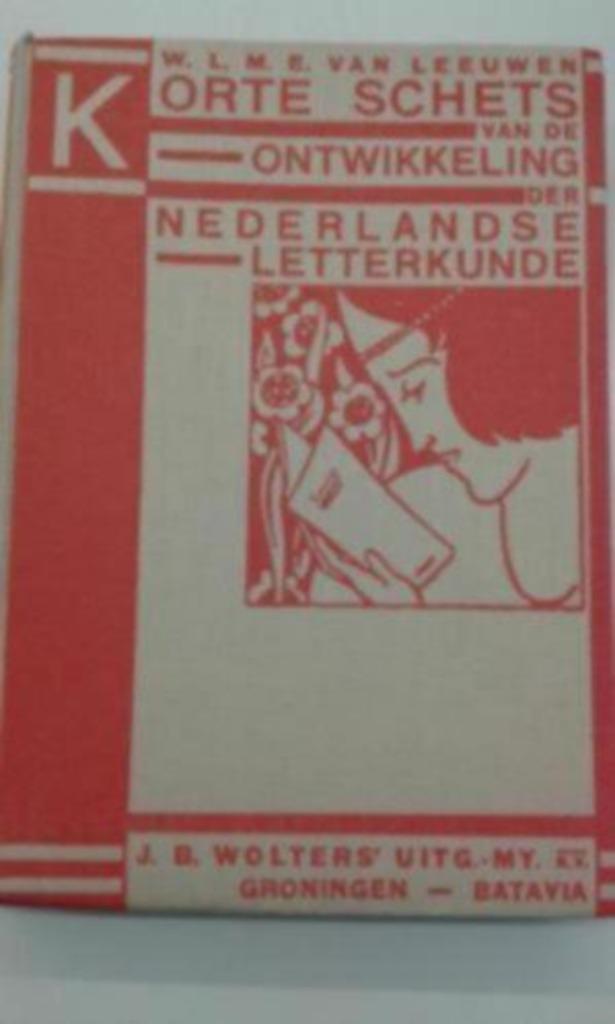 Literatuurgeschiedenis / Ned. letterkunde / Schoolboek 1936, Boeken, Literatuur, Gelezen, Nederland, Ophalen of Verzenden