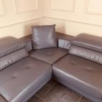 Leer zetel 280 x280, Hoekbank, Ophalen of Verzenden, Zo goed als nieuw, Leer