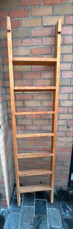 Houten bibliotheekladder decoratie, Ophalen, Zo goed als nieuw