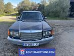 Mercedes-Benz 560 SEL | 1988 | Route 66 Auctions, Auto's, Zwart, Mercedes-Benz, Bedrijf, Handgeschakeld
