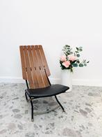 fauteuil vintage inclinable en teck (chaise > chaise longue), Enlèvement