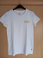 Witte t-shirt Levis maat S, Manches courtes, Taille 36 (S), Porté, Enlèvement ou Envoi