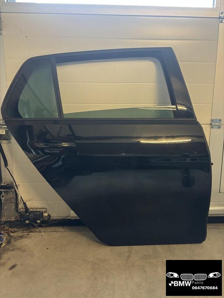 Deur RA VW Golf 7 7.5 zwart LC9X, Auto-onderdelen, Carrosserie, Deur, Volkswagen, Achter, Rechts, Gebruikt, Herkomst onderdeel bekend