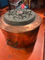 Unieke industriële koperen lamp (groot), Antiquités & Art, Antiquités | Bronze & Cuivre, Enlèvement, Cuivre