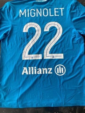 Gesigneerd keepershirt Simon Mignolet (24-25) beschikbaar voor biedingen