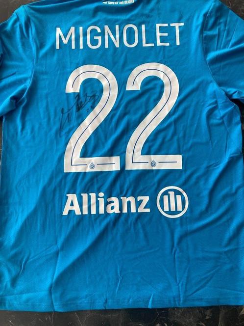 Gesigneerd keepershirt Simon Mignolet (24-25), Verzamelen, Sportartikelen en Voetbal, Nieuw, Shirt, Ophalen of Verzenden
