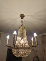 kristallen luster, Huis en Inrichting, Ophalen, Zo goed als nieuw, Glas