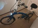 Opvouwbare fiets ON THE ROAD / BLAUW, Fietsen en Brommers, Fietsen | Vouwfietsen, Versnellingen, Zo goed als nieuw, Totaal opvouwbaar