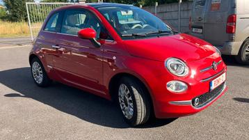 fiat 500 lounge 12 i essence 38000 km, Autos, Rouge, Euro 6, Entreprise, Boîte manuelle