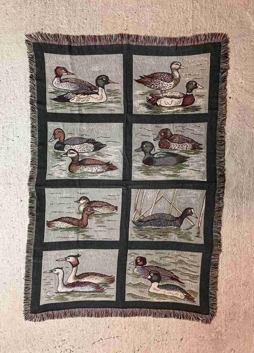 Foulard kleed watervogels 160/112, Huis en Inrichting, Woonaccessoires | Plaids en Woondekens, Zo goed als nieuw, Ophalen of Verzenden