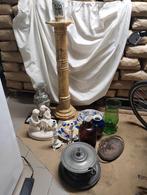 Brocante marmer, tin, koper, porselein, chinese vaas...., Ophalen of Verzenden, Zo goed als nieuw