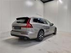 Volvo V60 2.0 T4 Benzine Autom. - Apple CarPlay - Topstaat!, Auto's, Volvo, Te koop, Zilver of Grijs, Cruise Control, Benzine