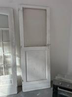 Binnendeur met glazen paneel, Doe-het-zelf en Bouw, Deuren en Vliegenramen, Ophalen, Gebruikt, Minder dan 80 cm, 215 cm of meer