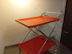 Vintage Space Age opvouwbare barwagen met dressoir uit de ja, Ophalen