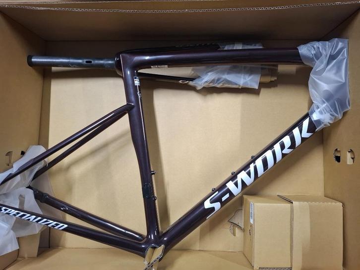 Specialized S-Works Tarmac SL8 frameset maat 56, Fietsen en Brommers, Fietsen | Racefietsen, Nieuw, Carbon, 53 tot 57 cm, Ophalen