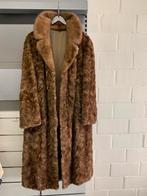 Bruine zeer mooie echte nertsmantel, Kleding | Dames, Jassen | Winter, Ophalen, Zo goed als nieuw, Maat 42/44 (L), Bruin