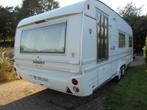 van 2011 majestat 590,**gereserveerd/verkocht--, Caravans en Kamperen, 2 aparte bedden, Rondzit, Tabbert, Schokbreker