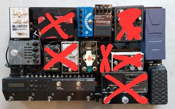 Baseffecten: Boss,  Darkglass,Jam pedals,Source audio, Zvex beschikbaar voor biedingen