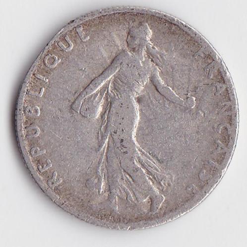 France 50 centimes semeuse argent année 1910, Postzegels en Munten, Munten | Europa | Niet-Euromunten, Frankrijk, Zilver, Verzenden