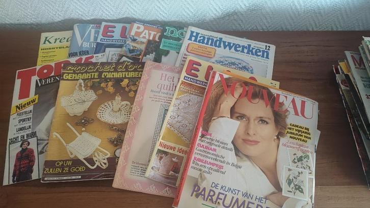 tijdschriften Handwerk alles voor €2, Boeken, Hobby en Vrije tijd, Gelezen, Ophalen of Verzenden