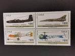 Chili 1993 - militaire vliegtuigen - blok van 4 **, Postzegels en Munten, Ophalen of Verzenden, Postfris, Zuid-Amerika