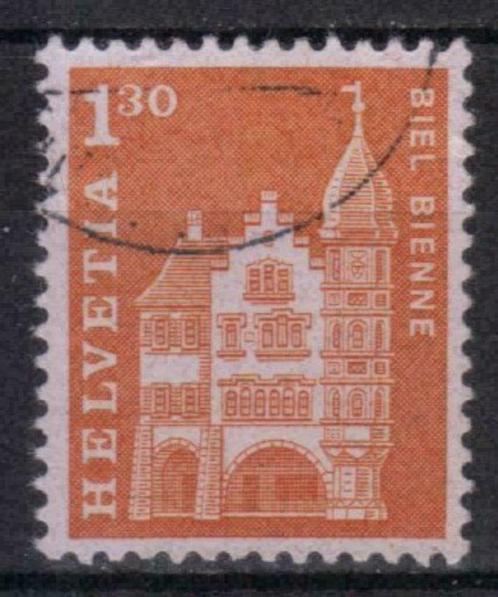 Zwitserland 1960-1963 - Yvert 658A - Courante reeks (ST), Timbres & Monnaies, Timbres | Europe | Suisse, Affranchi, Envoi