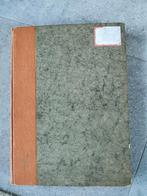 gemarmerd vintage postzegelalbum met 32 witte pagina's, Ophalen of Verzenden, Verzamelalbum