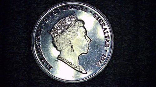 22.00 uur 2018 Gibraltar - Elizabeth II, Postzegels en Munten, Munten | Europa | Niet-Euromunten, Overige landen, Ophalen of Verzenden