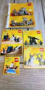 Lego: bouwplannen  6080-6017-6021-6030-6055, Kinderen en Baby's, Speelgoed | Duplo en Lego, Ophalen of Verzenden, Gebruikt, Lego
