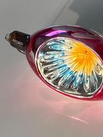 kleurrijke AJEKO ovale deuk kerstbal jaren '50, Diversen, Kerst, Ophalen, Zo goed als nieuw