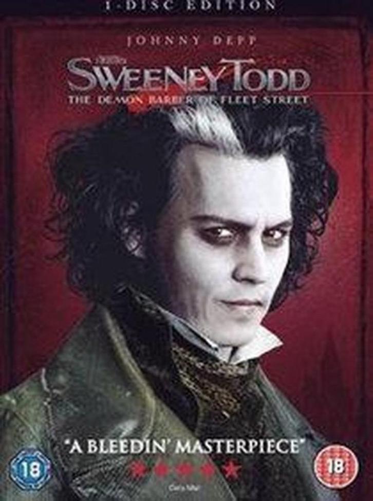 dvd - Sweeney todd, CD & DVD, DVD | Thrillers & Policiers, Comme neuf, Enlèvement ou Envoi