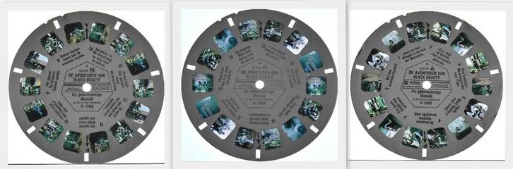 View-master Black Beauty D 1351 2 3 - Drie schijven, Antiek en Kunst, Antiek | Speelgoed, Ophalen of Verzenden