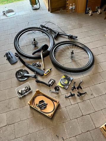 Crankstel, trappers, derallieur, banden, stuur,…, Fietsen en Brommers, Ophalen, Nieuw, Algemeen, Overige typen