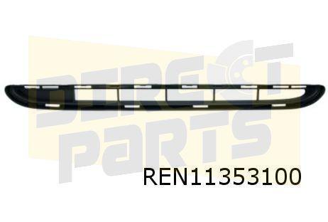 Renault Clio III (2/09-1/13) (phase II ) grille (in voorbump, Auto-onderdelen, Carrosserie, Bumper, Renault, Voor, Nieuw, Ophalen of Verzenden