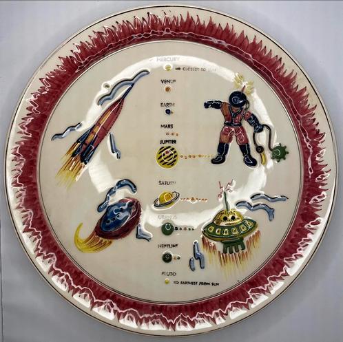 La plaque planétaire de Manning, Antiquités & Art, Antiquités | Services (vaisselle) pièces, Enlèvement ou Envoi