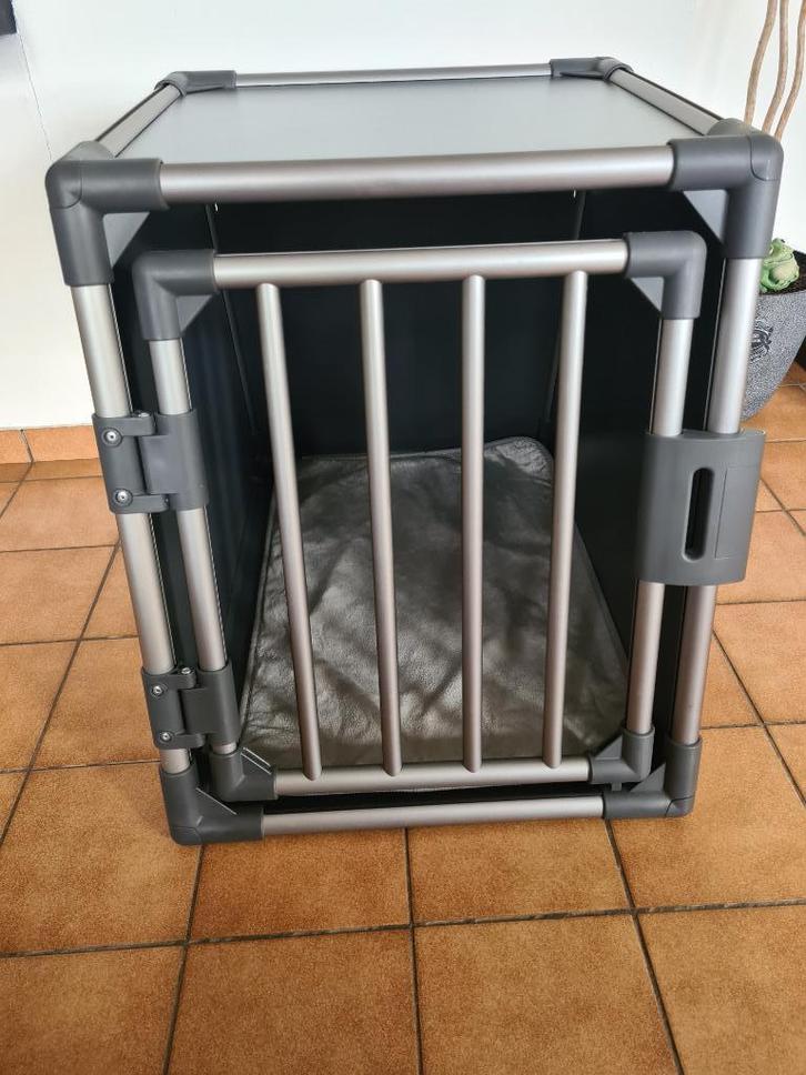 TRIXIE transportkooi (Medium) grafiet, Dieren en Toebehoren, Hondenbenches, Nieuw, Ophalen