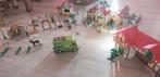 Playmobil ranch + paarden + busje + accessoires groot lot, Ophalen of Verzenden, Gebruikt
