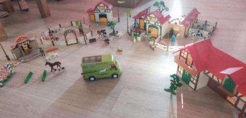 Playmobil ranch + paarden + busje + accessoires groot lot, Kinderen en Baby's, Speelgoed | Playmobil, Gebruikt, Ophalen of Verzenden