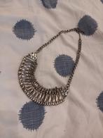 Collier plaquage argentee gris, Handtassen en Accessoires, Kettingen, Ophalen of Verzenden, Zo goed als nieuw, Grijs