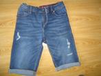 stoere jeansshort WE jongen maat 170, Broek, WE, Verzenden, Zo goed als nieuw