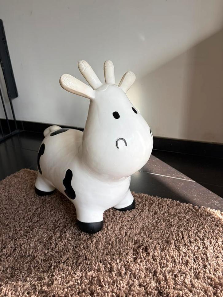 Tryco skippykoe wit, Kinderen en Baby's, Speelgoed | Buiten | Opblaasfiguren, Zo goed als nieuw, Ophalen