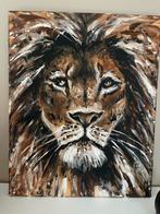 Modern schilderij leeuw Mk Art, Antiek en Kunst, Ophalen of Verzenden